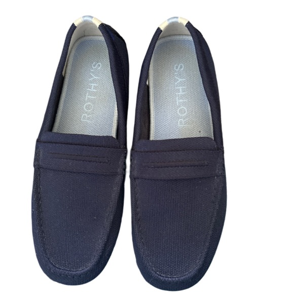 Rothy’s Navy The Daily Driver Loafers - Picture 2 of 3